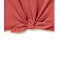 thumbnail image 4 of Garanimals Toddler Girls Short Sleeve Tie Front T-Shirt, Sizes 12M-5T, 4 of 5