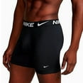 thumbnail image 2 of Men's Nike 3-Pack Dri-FIT Essential Microfiber 6" Boxer Briefs Color: Black Size: S, 2 of 4