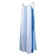 thumbnail image 4 of Vestido de playa Yinane Vestido de la raya de la correa de espagueti XL Azul, 4 of 8
