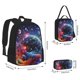 thumbnail image 2 of Balery Outer Space Floating Numbers And Letters Mochila escolar 3 en 1 para niños: mochila resistente con lonchera térmica y estuche para lápices. Mochila escolar para niños y niñas., 2 of 7