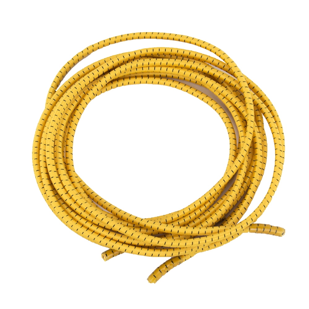 Stretch Elastic Shoelaces 39 Inches Yellow (1 Pair = 2 Laces)