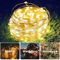 thumbnail image 6 of Solar String Lights Waterproof Copper Wire Fairy Outdoor Garden Party Led Lights, 6 of 6