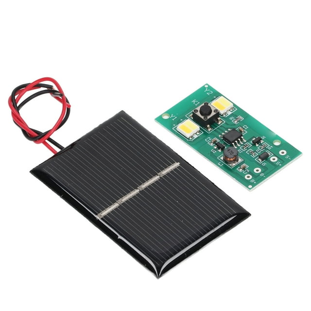 Solar Light Control Panel, Durable 2 Set PCB Solar Light Controller Board 1.2V for Garden