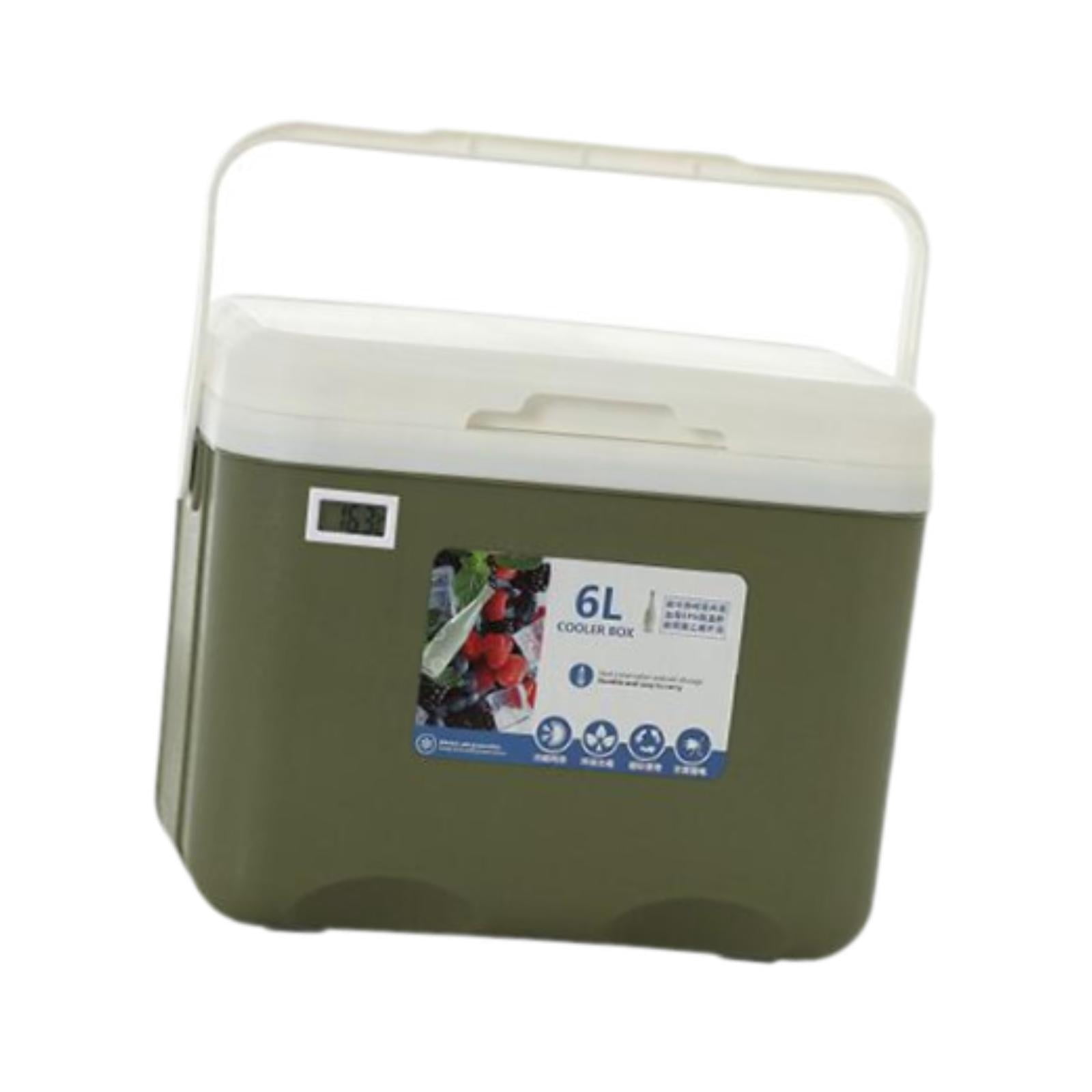 koolsoo Insulated Box Personal Small Ice Chest Insulated Portable for Outdoor Barbecue Sport Drink Breast Milk Food green