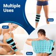 thumbnail image 2 of Comfytemp Grande Attelle Tibiale pour Mollet, Blocs de Glace Réutilisables pour Blessure, Gel 2 Pcs, Bloc Froid pour Coude, Manchon de Compresse Chaude/froide pour Enflure, Tendinite, K, 2 of 7