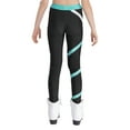 thumbnail image 6 of Doomiva Kids Girls 4 Piece Gymnastic Leotard Outfits Ballet Dance Unitards with Shorts Leggings and Hair Tie Set Blue Green 8, 6 of 9