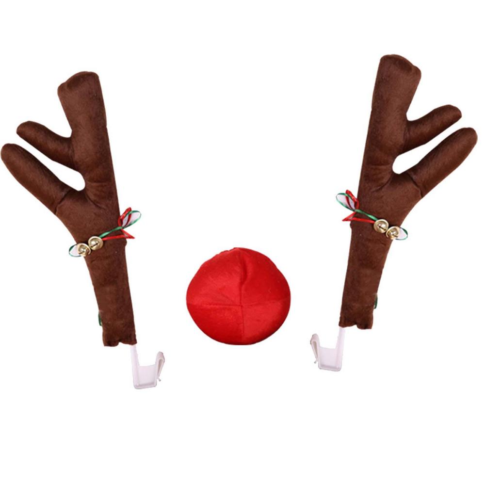 Antlers for Cars Auto Rudolph Reindeer Decor Christmas Holiday
