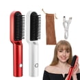 thumbnail image 2 of Vogacara Rizador de pelo recargable portátil de viaje, pequeño y ligero, estilo versátil, fácil y seguro Cuidado del cabello Rojo, 2 of 6