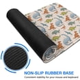 thumbnail image 6 of Long Mouse Pads for Desk,Beige Dinosaurs Birds Pattern Desk Mats on Top Of Desks, Desk Mouse Pad Extra Large with 3mm Non-Slip Base and Stitched Edge for Gaming,Office,Work,Home 31.5"x15.7", 6 of 6