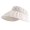 Beige, variant on Unisex Foldable Wide Brims Empty Top Hat Hot Day Outdoor Hat Adjust Head Size Sun Hat for Friend Families Camping