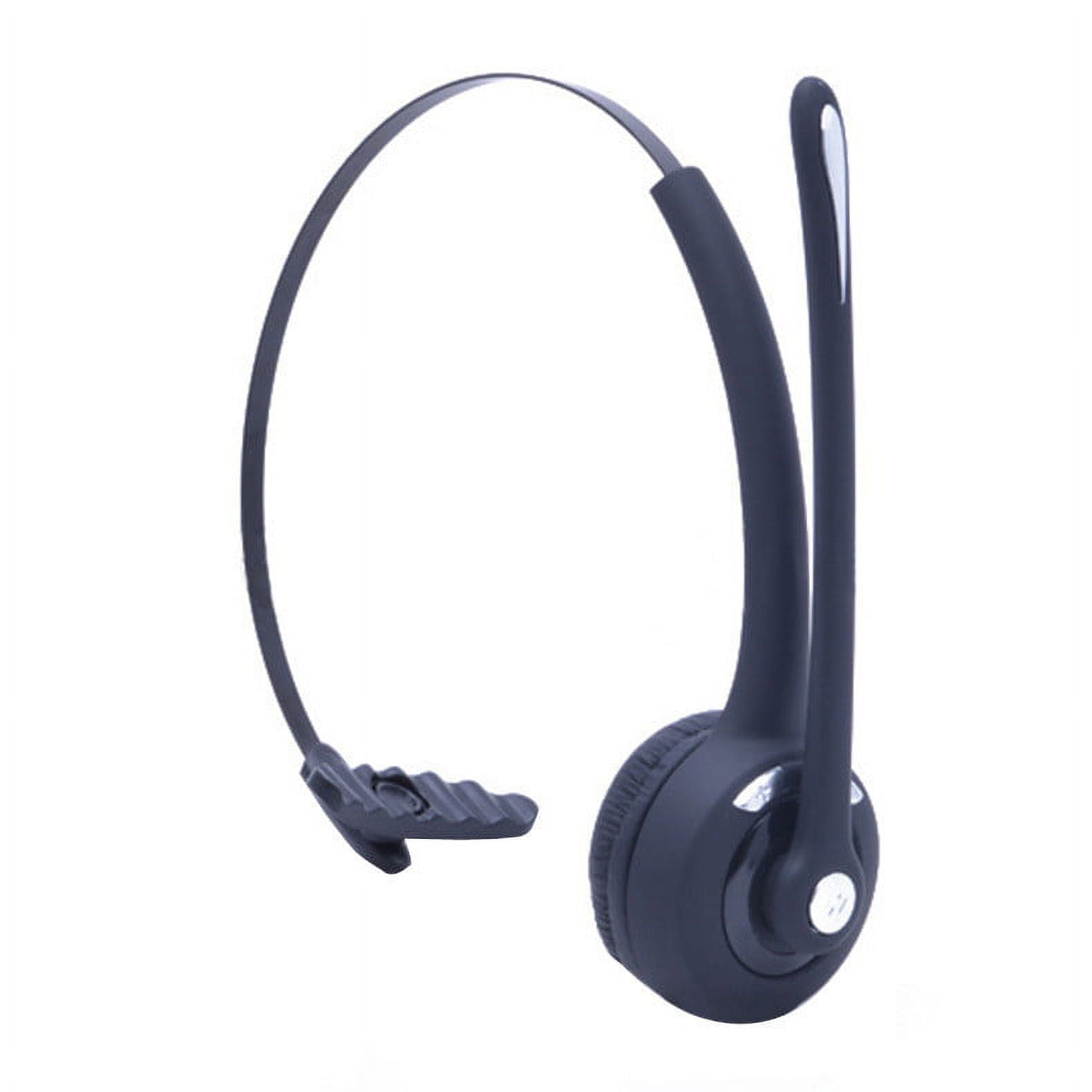 Bluetooth Headset – Trucker Bluetooth Headset, Wireless Headset With Microphone For PC, Bluetooth Headset With Microphone Noise Cancelling, For Cell Phones, Computer, Truck Drivers