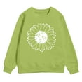thumbnail image 4 of Gubotare Toddle Sweatshirt Girls Sweatshirts for Girls Kids Hoodies Hooded Pullover Fuzzy Cute Girl Sweatshirts Size 6T 7T (Green,6-7 Years), 4 of 4