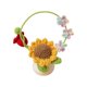 thumbnail image 2 of Handmade Home Decoration Yarn Weaving Simulated Flower Desktop Bonsai, 2 of 6