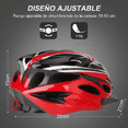 thumbnail image 2 of Casco Malubero gafas mascara bolso Rojo 52-58 cm Malu1246, 2 of 5