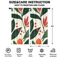 thumbnail image 2 of Blackout Kids Curtains,Tropical Leaves Pattern Childrens Insulated Curtains Set Of 2,Bedroom Essentials,Toddler Room Decor 42x84in(106x213cm), 2 of 4