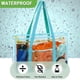 thumbnail image 4 of Bolsa de playa transparente Fammart para mujer impermeable con cremallera, 4 of 8