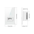 thumbnail image 4 of El enchufe brasileño Zigbee funciona con Alexa Google Home Tuya 16A 20A Smart Home, 4 of 4