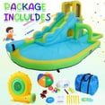 thumbnail image 6 of Funcid Inflatable Bounce, Kids Backyard Outdoor Water Park with Slide & 480W Blower, Inflatable Water Slide for Kids, 1 Slide, 6 of 6