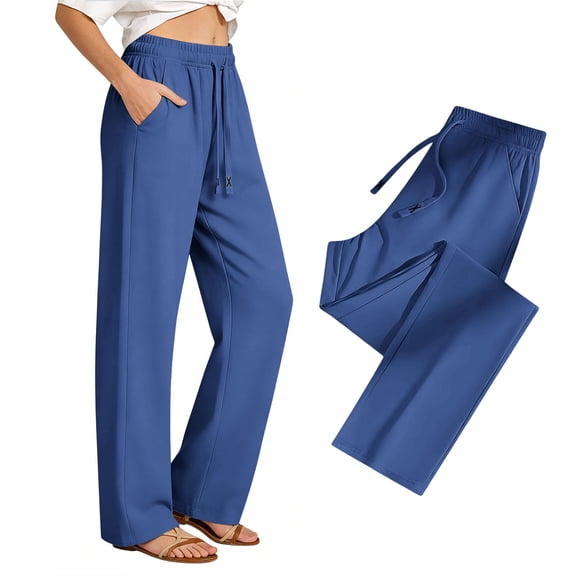 Xucatan Unisex Sweatpants, Lightweight Breathable Straight Leg Pants, Loose Fast Dry Trousers for Summer, Elastic Waist Active Bottoms Gift