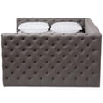 thumbnail image 4 of Bowery Hill Tufted Queen Daybed with Trundle in Grey, 4 of 11