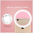 thumbnail image 4 of Luz USB para carga de teléfono portátil con luz LED Selfie - Rosa, 4 of 9