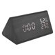 thumbnail image 3 of Wooden Digital Alarm Clocks LED Display Temperature Humidity Alarm Clocks for Bedside Bedroom Dormitory Office, 3 of 5