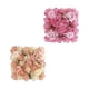 thumbnail image 1 of 2 paneles de pared con flores artificiales de seda decorativas. rosa champán, 1 of 9