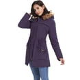 thumbnail image 2 of Purcoar Women's Cotton Hooded Anorak Jacket, 2 of 5