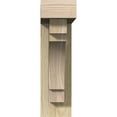 thumbnail image 2 of Ekena Millwork 4"W x 14"D x 14"H Merced Block Rough Sawn Bracket w/ Offset Brace, Douglas Fir, 2 of 25