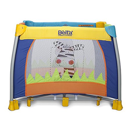 Delta Children's Fun Time Play Yard, Multi-Color