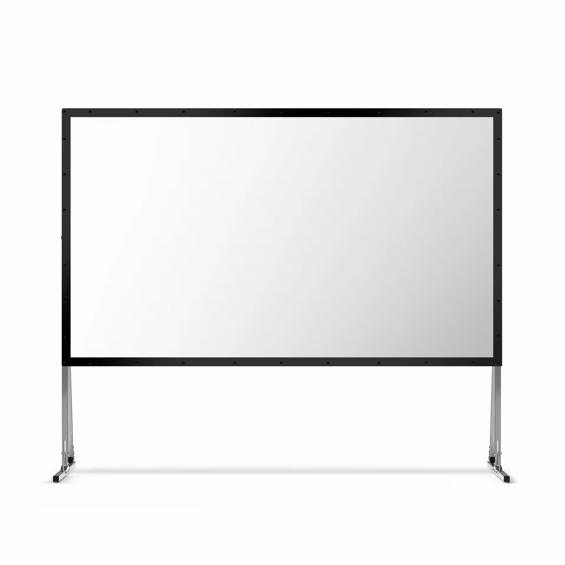 200” Outdoor Camping Portable Folding Matte White Screen，1.3db Gain，170° half gain viewing angle