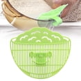thumbnail image 2 of HWHCGZ 4Pcs Food-Grade PP Plastic Clip-On Strainer, Bowl-Shaped Pasta Colander For Pots & Bowls – Rice Sieve, Noodle Strainer For Vegetables, Fruit, Camping & Kitchen Use,Green, 2 of 9