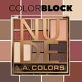 thumbnail image 6 of L.A. Colors Pigmented 10-Color, Color Block Eyeshadow Palette, Nude, 6 of 6