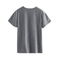 thumbnail image 5 of Xuanfei Women Don't Piss Off Old People The Older We Get The Less Letter Print T-shirt, 5 of 7