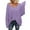 Purple, variant on Sweaters for Women Fall Sweaters for Women Casual Oversized Pullover Sweater Soft Long Sleeve Crewneck Knit Top for Fall Winter Comfort Wear Cozy Loungewear