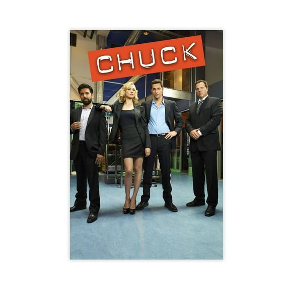 Chuck TV Series Poster Modern Classic Decoration Canvas Poster Wall Art Decor Print Picture Paintings for Living Room Bedroom Decoration