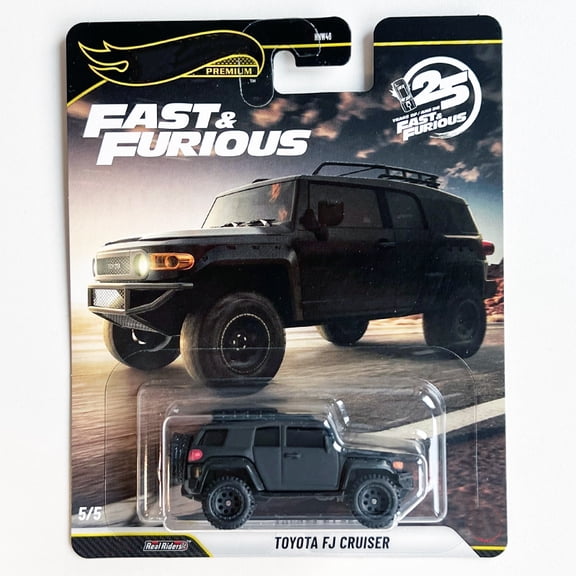HW Premium 2025 Fast & Furious 25 Years #5 Toyota FJ Cruiser HNW46