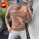 thumbnail image 3 of Sudaderas Nuevas Camisetas para Hombre Cuello Redondo 100℅ Algodón Estética Xl Alta Marca Tee Hombre Jerseys Venta Calidad Manga Larga Social, 3 of 5