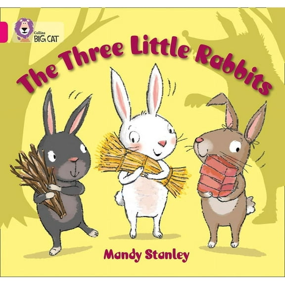 Collins Big Cat The Three Little Rabbits: Band 01b/Pink B, (Paperback)