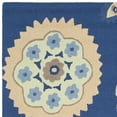 thumbnail image 4 of SAFAVIEH Four Seasons Xavior Floral Area Rug, Navy, 4' x 6', 4 of 6