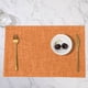 thumbnail image 1 of CaiYueKe Double Sided Heat Insulating Placemat Non Slip Washable Kitchen Dining Table Protector Mat for Home Decor Western Style Wipeable Faux Leather Decorative, 1 of 7