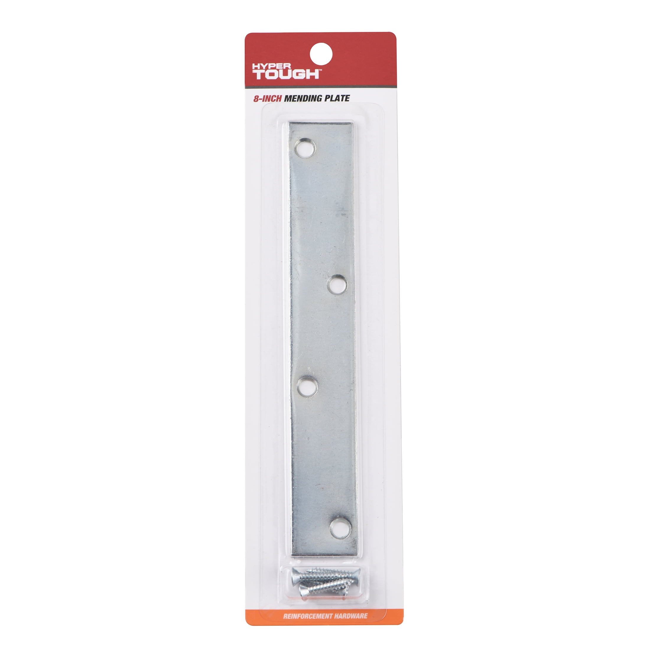 (3 pack) 8 in. Mending Plate, Zinc Plated