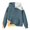 thumbnail image 3 of Otqutp Kids Girls Cute Hoodies for Oversized Long Sleeve Drawstring Hooded Sweatshirt Gradient Teen Girls Pullover Tops witrh Pocket for 2-13 Years(Navy,2-3 Years), 3 of 5
