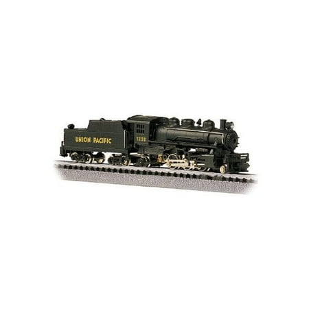 Bachmann Industries #1838 Prairie 2-6-2 Locomotive and Tender U.P. Train Car, N Scale Multi-Colored