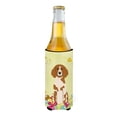 thumbnail image 2 of Carolines Treasures BB6072MUK Easter Eggs Brittany Spaniel Michelob Ultra Hugger for Slim Cans, 2 of 3