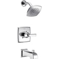thumbnail image 1 of Delta Faucet Ashlyn 14 Series Single-Handle Tub and Shower Trim Kit, Shower Faucet with Single-Spray Touch-Clean Shower Head, Chrome T14464 (Valve Not Included), 1 of 7
