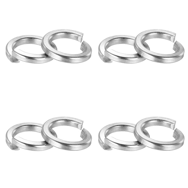 Split Lock Washer, Spring Lock Washer Stainless Steel Lock Washers Assortment Kit for Screws Bolt 8 100