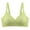Green, variant on Ahuyic Summer Womens Bras,Plus Size Bras for Women,Fashion Women Solid Color Front Opening Buckle Wide Shoulder Strap Wireless Cushion Daily Bra