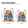 thumbnail image 2 of Pofeuu SpongeBob SquarePants pour Sac à Cordon Résistant à l'Eau 210D Design Compact Pliable Gym Yoga Voyage Essentiels Léger Sac à Main-Moyen, 2 of 6