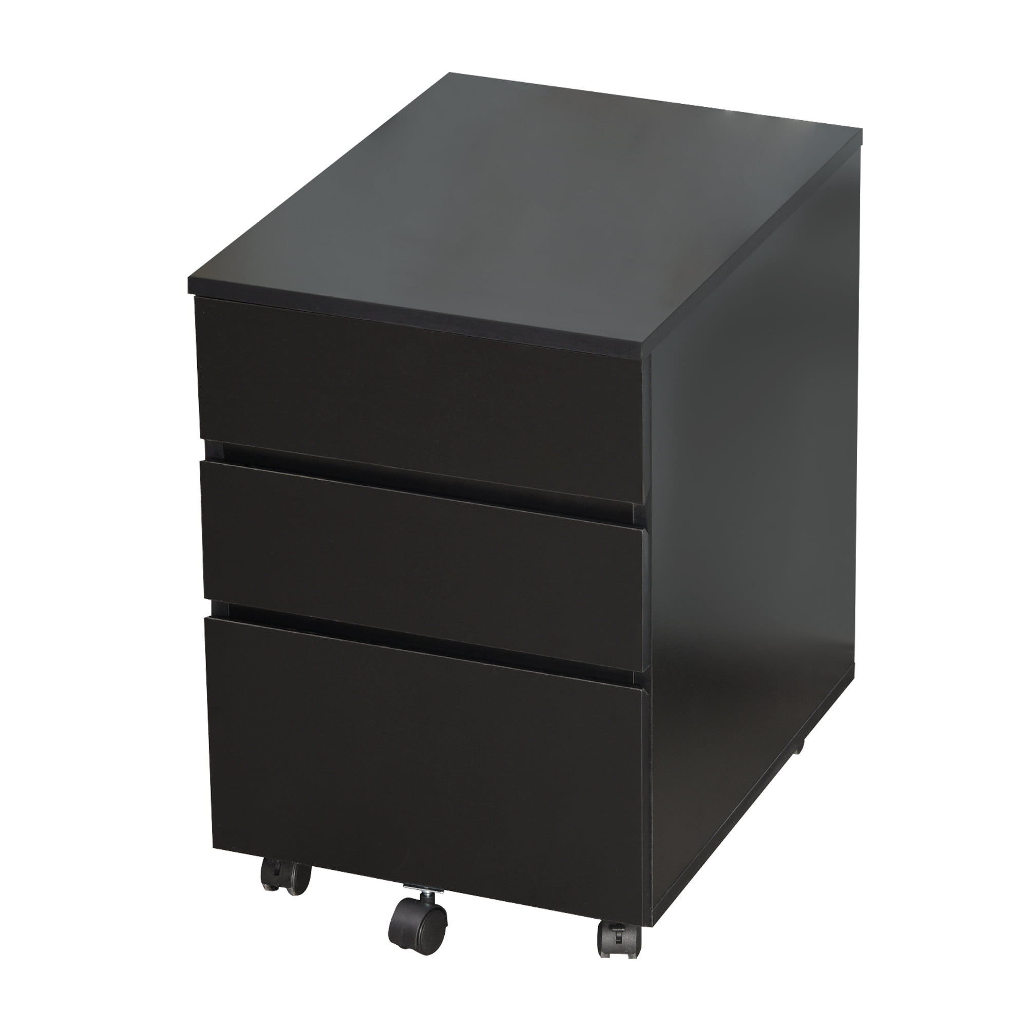 23" 3 Drawer Mobile Storage Vertical Home Office Cart w